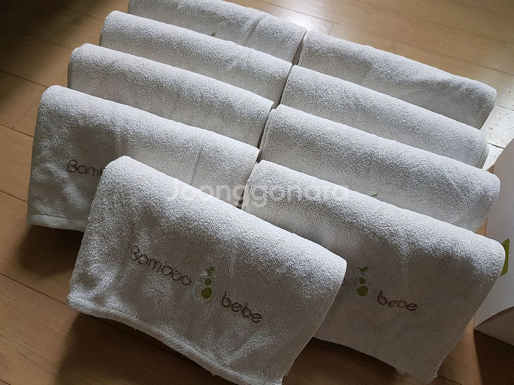 밤부베베 세면타올 3매 새상품 bamboo bebe--4