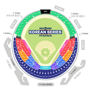 한국시리즈 2차전 엘지 한화 1루 그린지정석 4연석