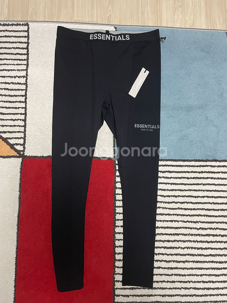 피어오브갓 에센셜 블랙 애슬레틱 레깅스 L--0