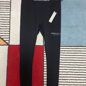 피어오브갓 에센셜 블랙 애슬레틱 레깅스 L