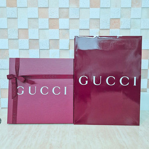 [정품]구찌 쇼핑백+박스+리본 SET,구찌 가방,구찌