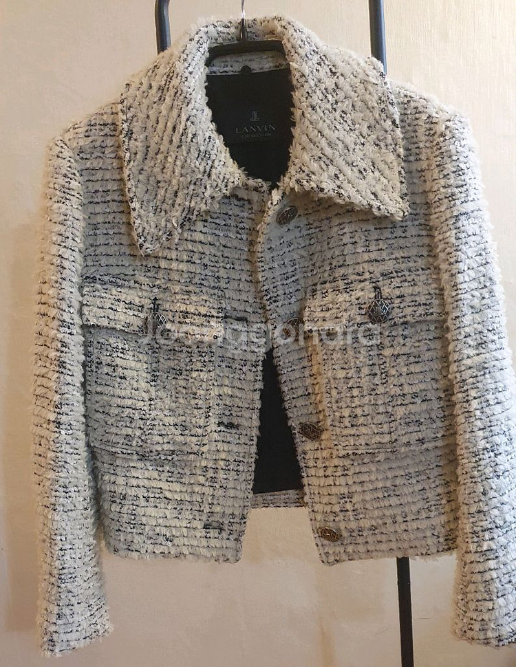 랑방트위드 자켓--1