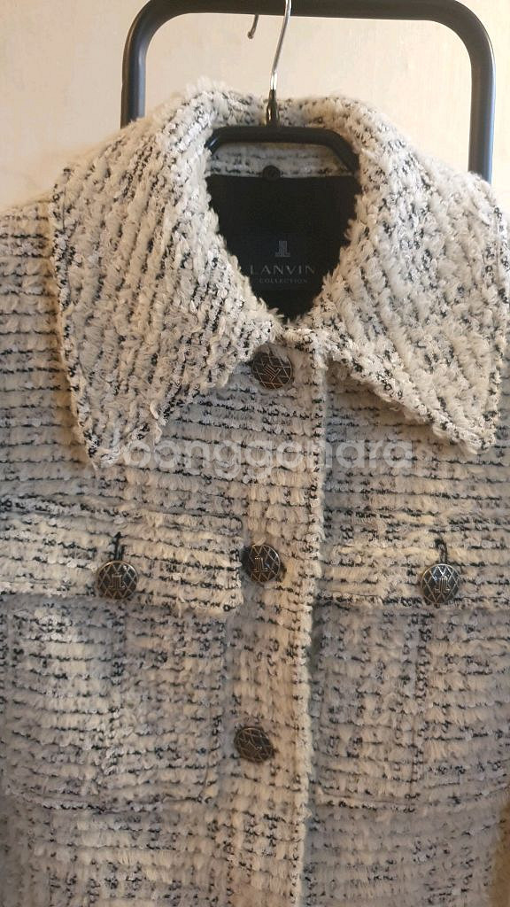 랑방트위드 자켓--2