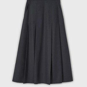 lfm pleated midi skirt m