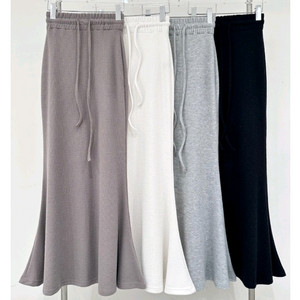 새상품 골지 맥시 롱스커트 겉 기모