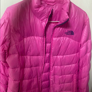노스페이스 유광 핑크 경량패딩 95(XL)