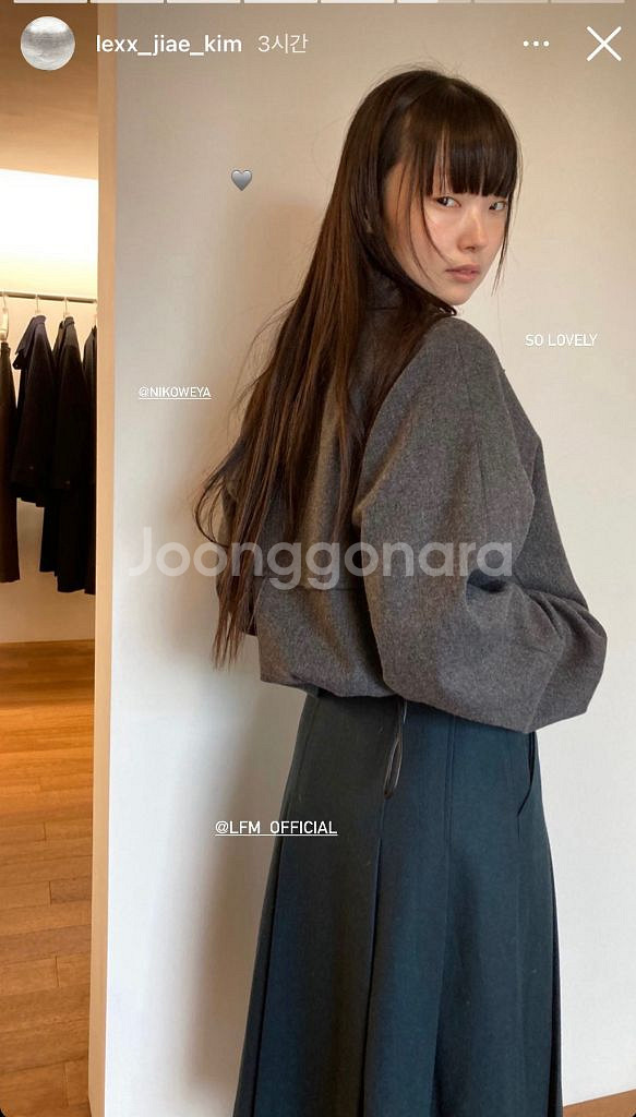 lfm pleated midi skirt m--2