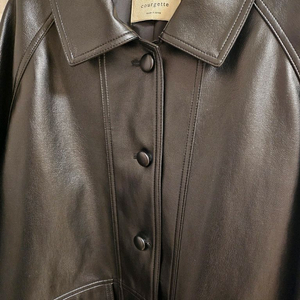 코젯 courgette 블랙 레더 자켓