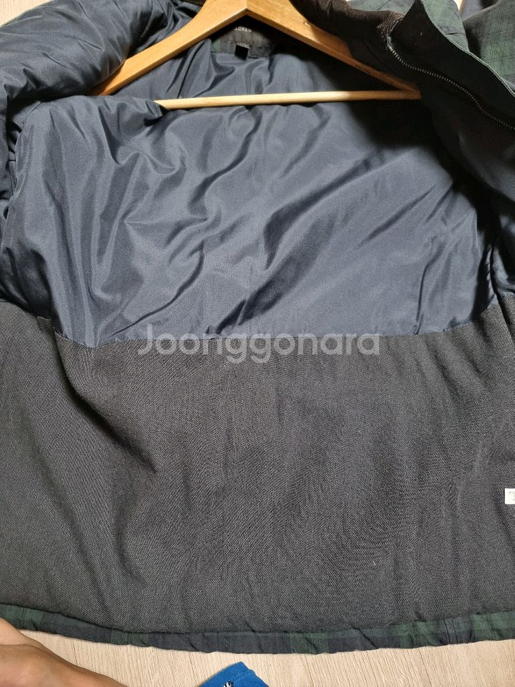 제이크루 블랙와치 패딩 자켓 m(100~103) 팝니다--2