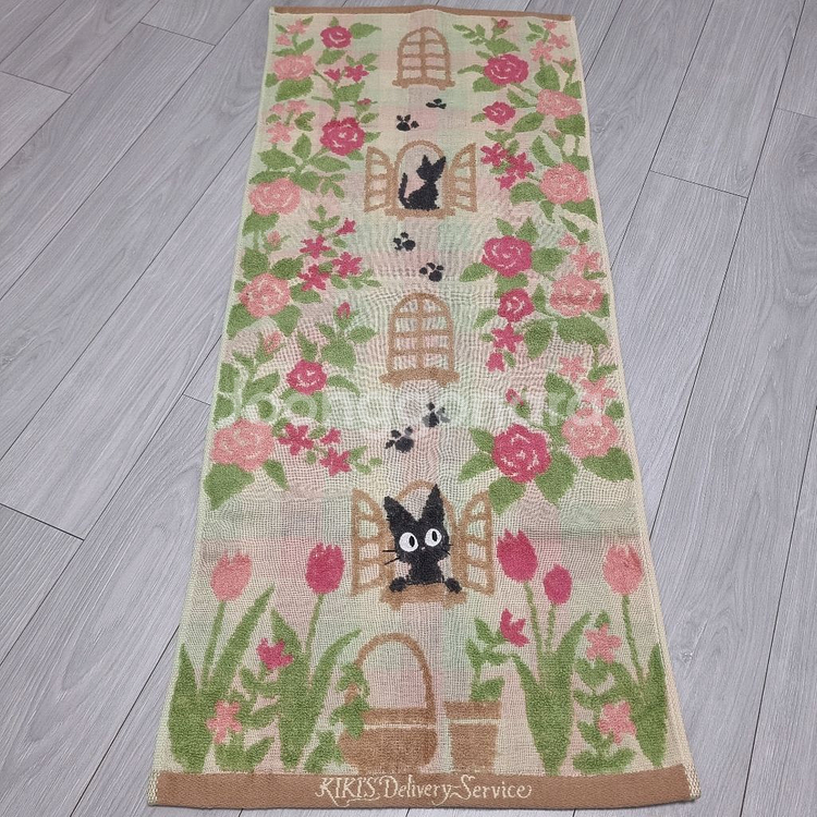 지브리 마녀배달부키키 지지 수건 타올--0