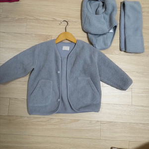 아떼아떼 플리스자켓(목도리,바라클라바모자)