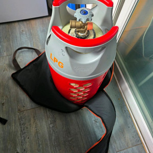 캠핑용 가스통(12.7kg) + 쌍형버너 팝니다