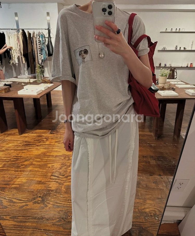 리본빛 ribbonbit 먼지 조이 티셔츠--0