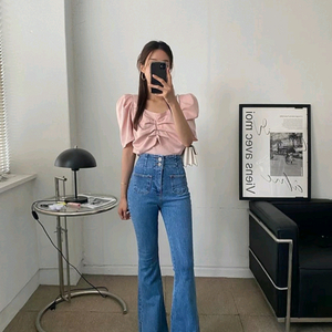 새상품 매그놀리아 데님팬츠 린다부츠컷 하이웨스트 청바지