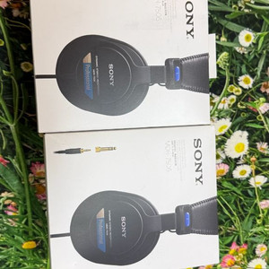 소니 MDR-7506 스튜디오 모니터링 헤드폰 2개