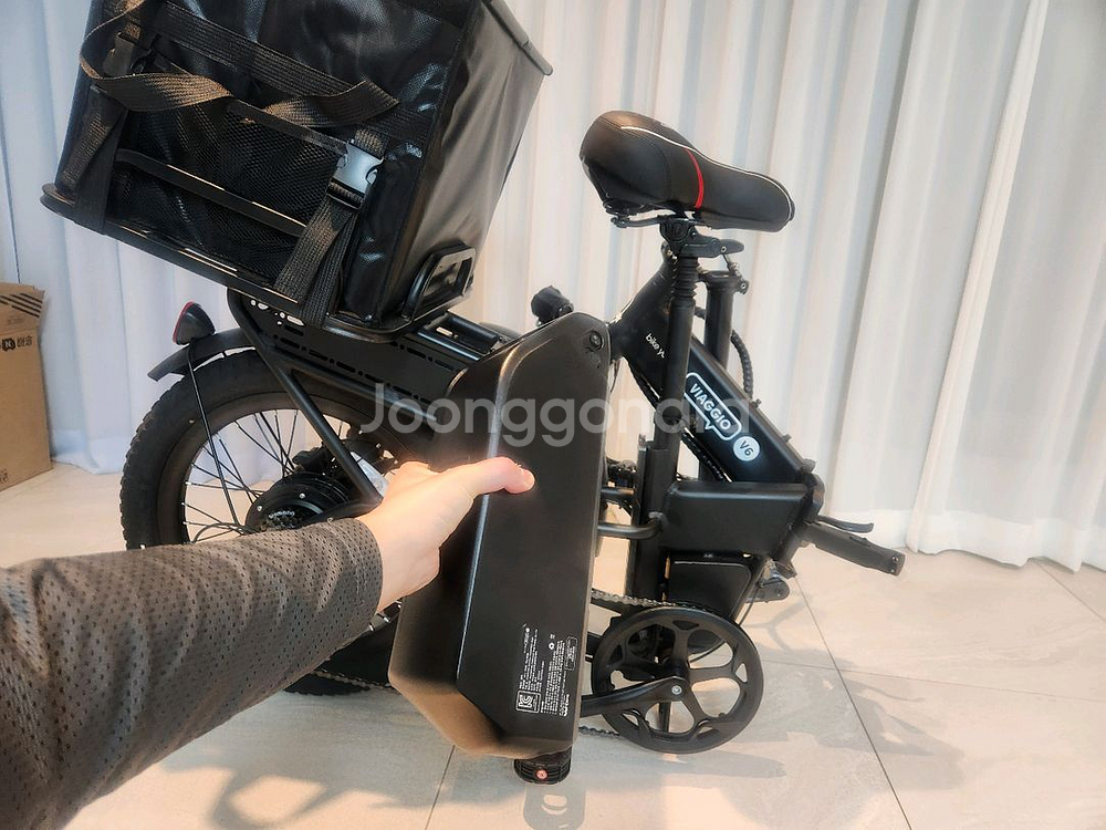[신품급] 2025 비아지오 V6 20Ah 전기자전거--9