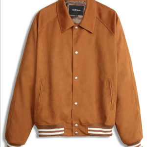 도프제이슨 비건레더 밸런스 바시티 자켓 카멜 CAMEL