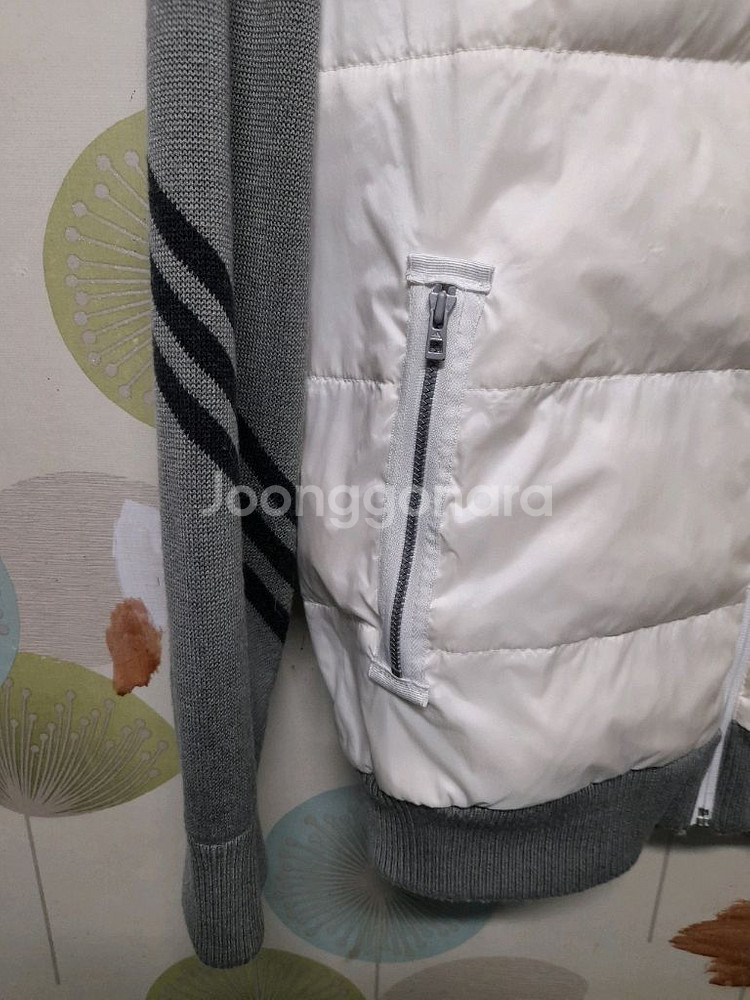 아디다스 모직 구스 점퍼--2