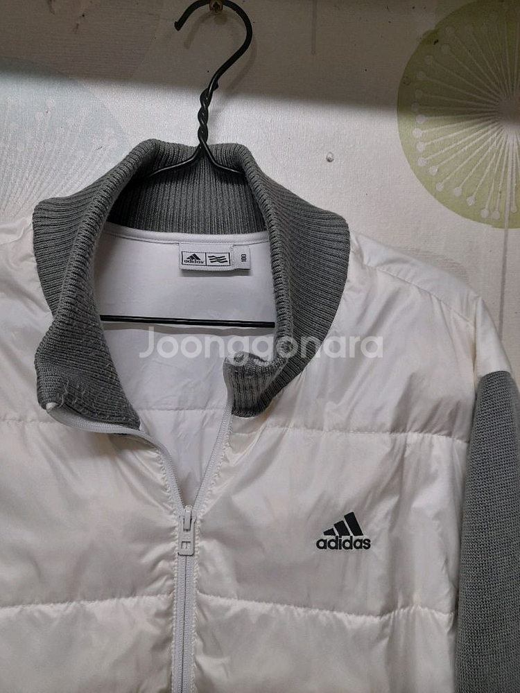 아디다스 모직 구스 점퍼--1