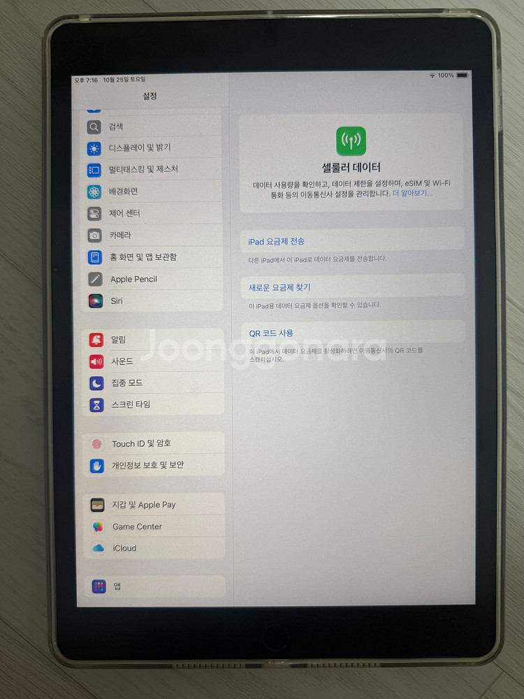아이패드9세대 64기가 셀룰러 실버--0