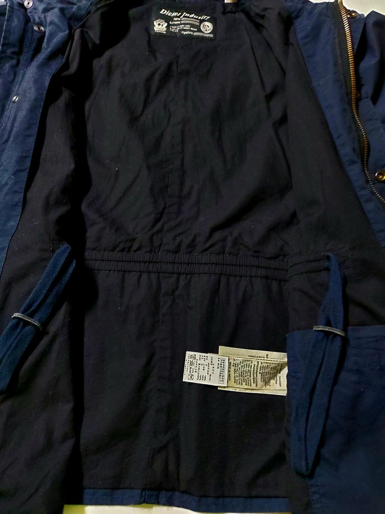 95)DIESEL디젤 네이비남성 야상점퍼아우터--3