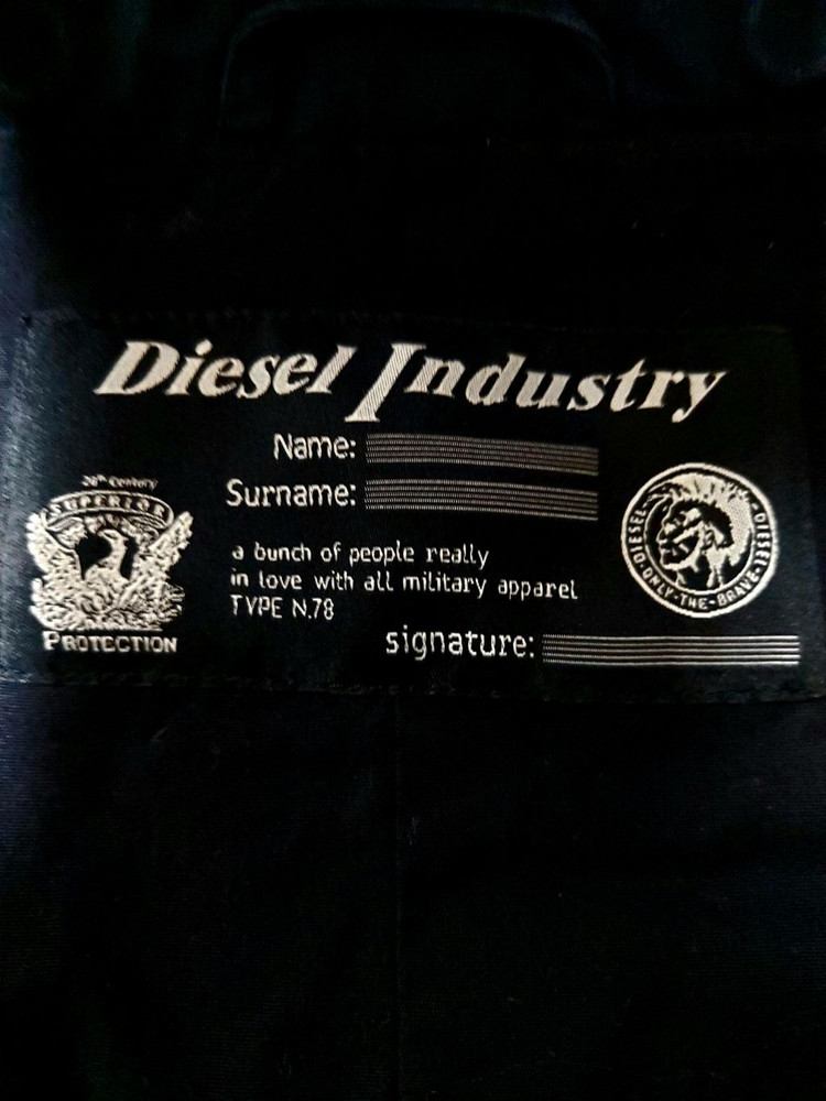 95)DIESEL디젤 네이비남성 야상점퍼아우터--4