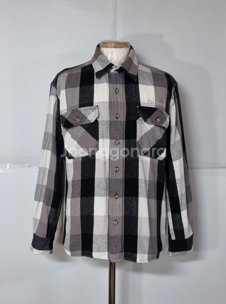95)칼하트CARHARTT 코튼체크셔츠셔츠남방--0