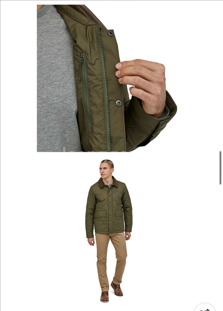 파타고니아 퀄팅 자켓 XL 카키--3