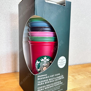 [미개봉] 컬러체인징 리유저블 컵 6입