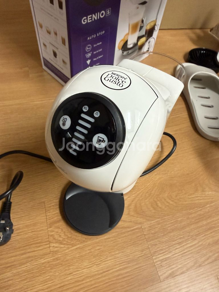 돌체구스토 지니오S 화이트 커피머신 미사용 풀박스--0