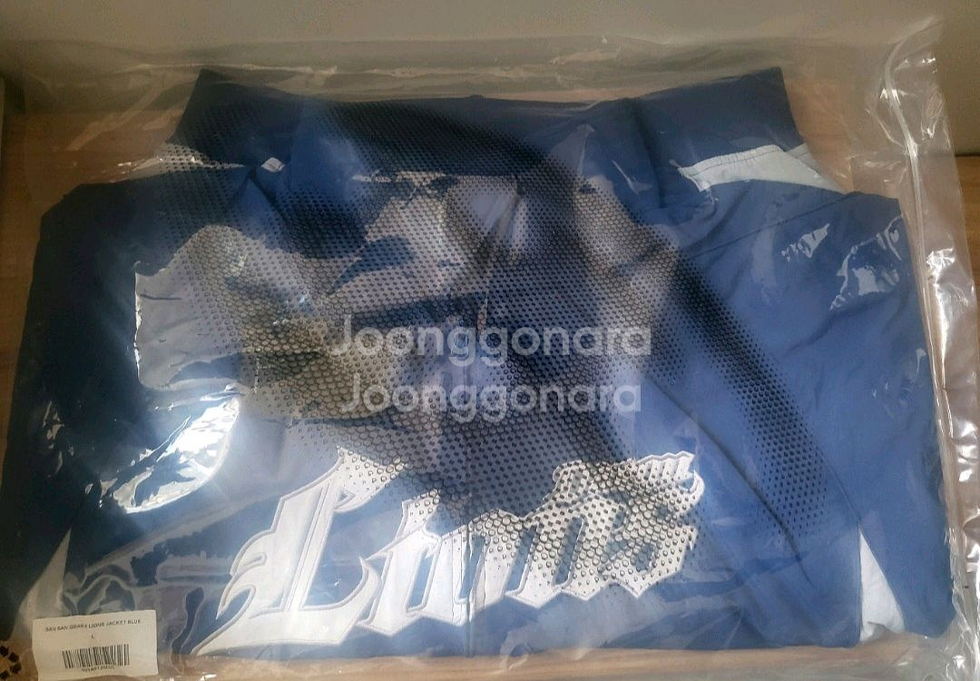 (L미시착)삼성 산산 기어 자켓 블루 L사이즈--0