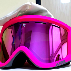 예쁜 IX-9 핫 핑크 스키보드 고글 새제품