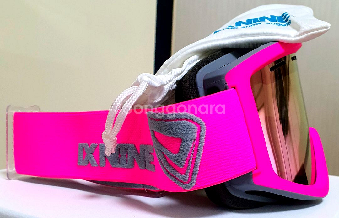 예쁜 IX-9 핫 핑크 스키보드 고글 새제품--2