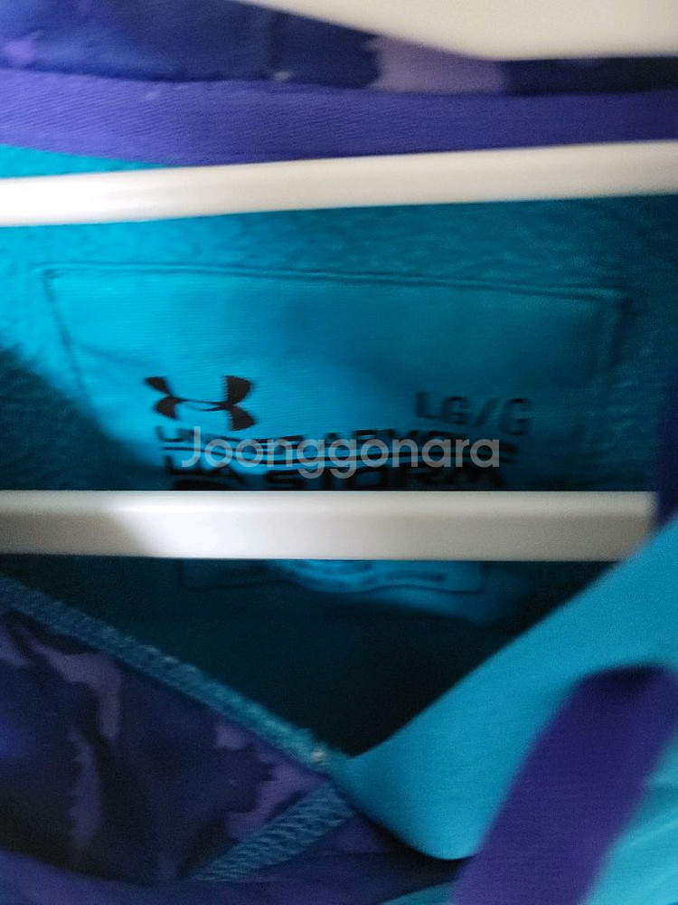 언더아머 기모 후드티 95사이즈 상태극상--3