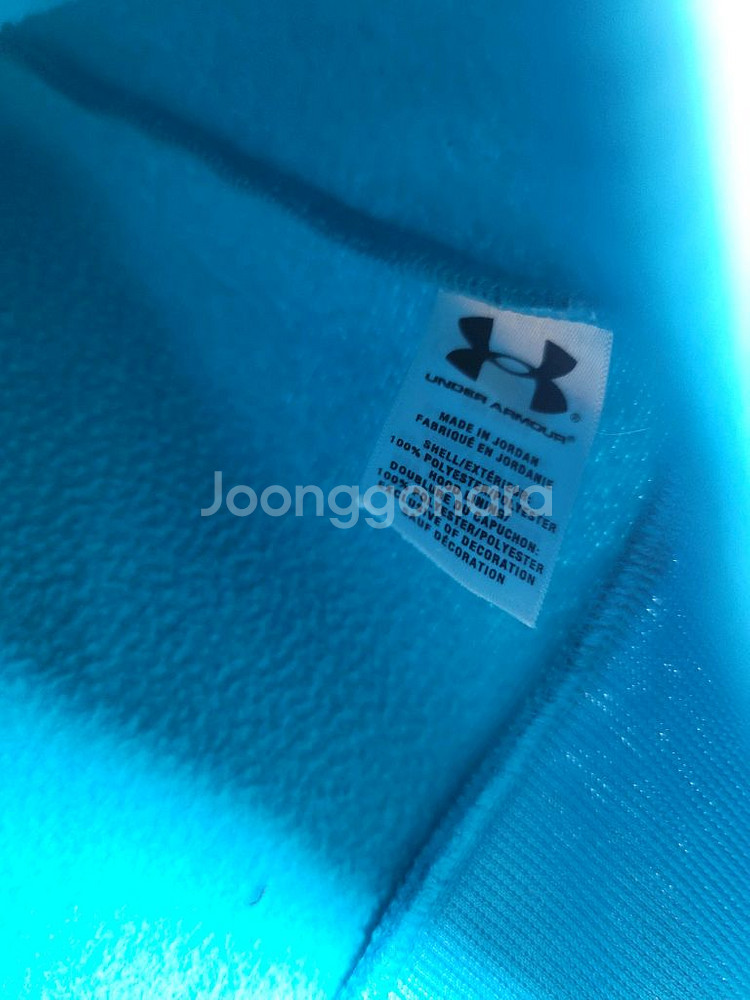 언더아머 기모 후드티 95사이즈 상태극상--4