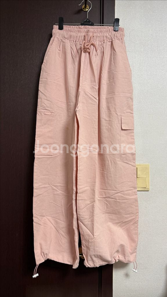 바온 카고 와이드 팬츠 바지 (밴딩)--1