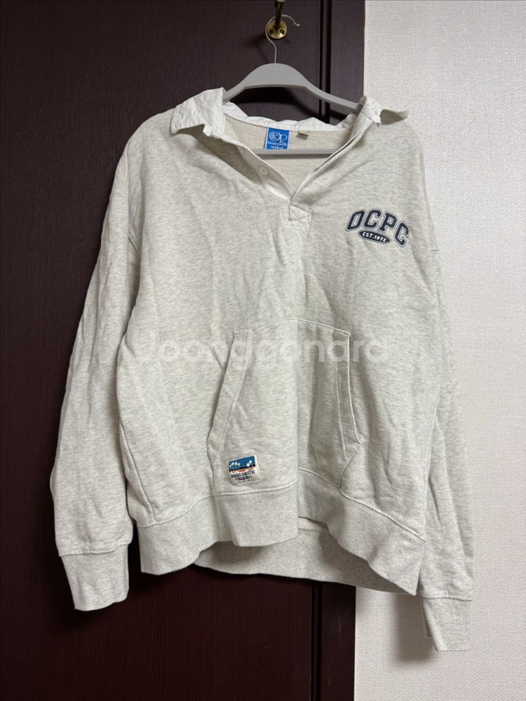 오션퍼시픽 OCPC 그레이 포켓 맨투맨--0