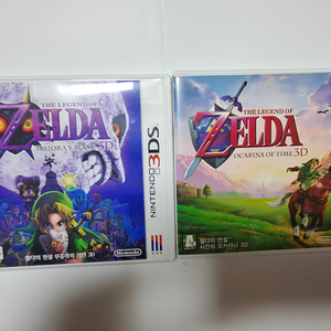 닌텐도 3ds 젤다의 전설 무쥬라 오카리나 일괄
