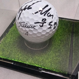 문도엽 프로 타이틀리스트 사인볼 골프공 (케이스포함)