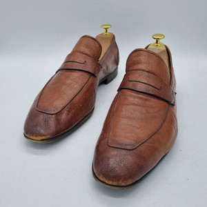 Berluti 로렌조 캥거루 레더 로퍼 브라운 280~