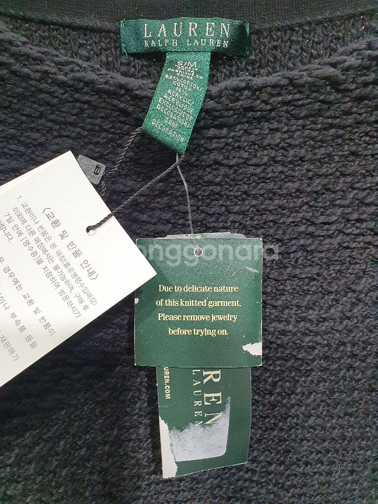 택부착 249,000원 폴로 수술 에스닉 니트 M--3