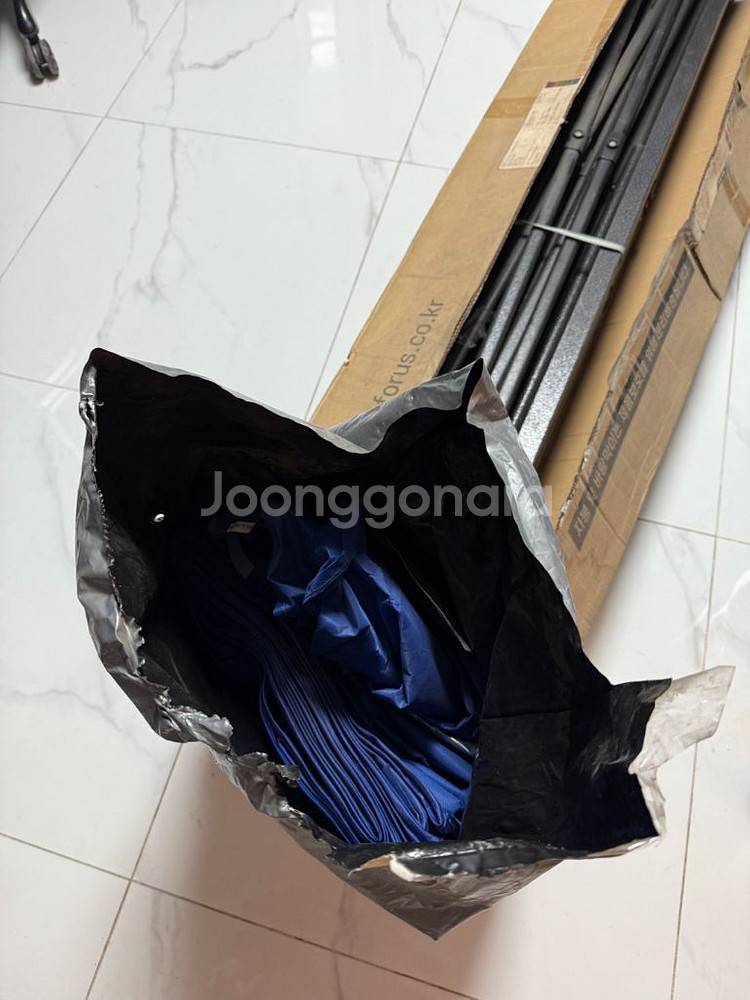 캐노피 천막 지붕 야외 햇빛 가림 3x4.5 블루--0