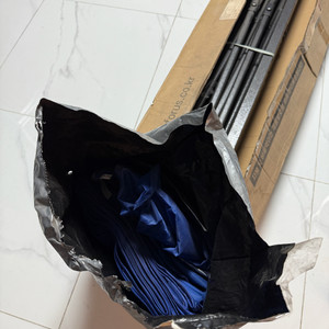 캐노피 천막 지붕 야외 햇빛 가림 3x4.5 블루