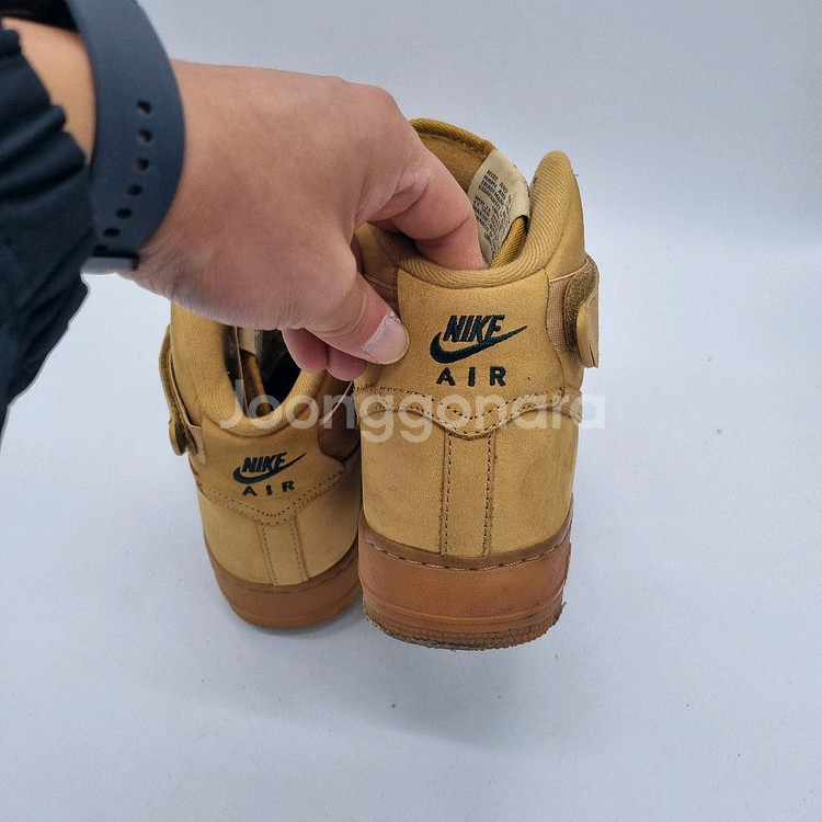 나이키 에어 포스1 하이 위트 2015 남성 260mm--7