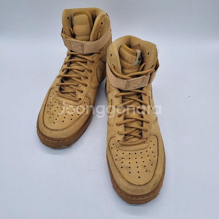 나이키 에어 포스1 하이 위트 2015 남성 260mm--5