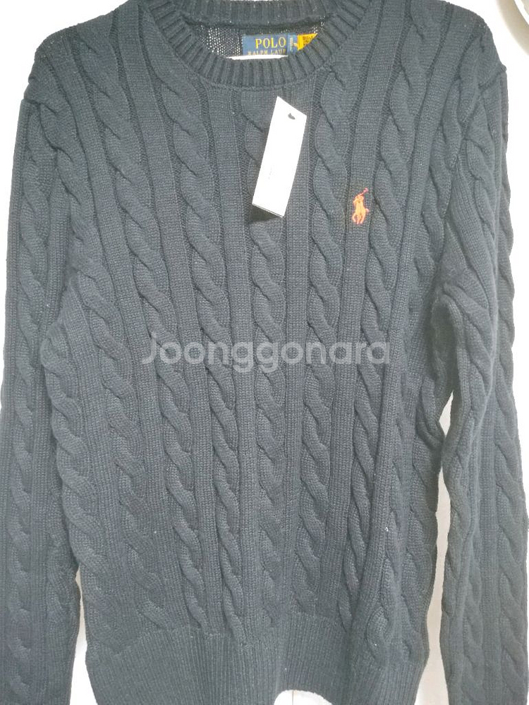 (S) 폴로 케이블 니트 맨투맨 남녀공용--0