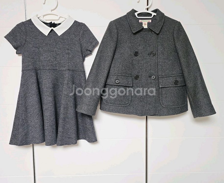 봉쁘앙 여아 코트 6y +원피스 8y 일괄--0