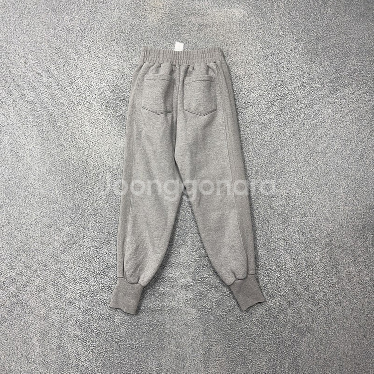 에고이스트 라이트 그레이 로고 조거팬츠 55--1