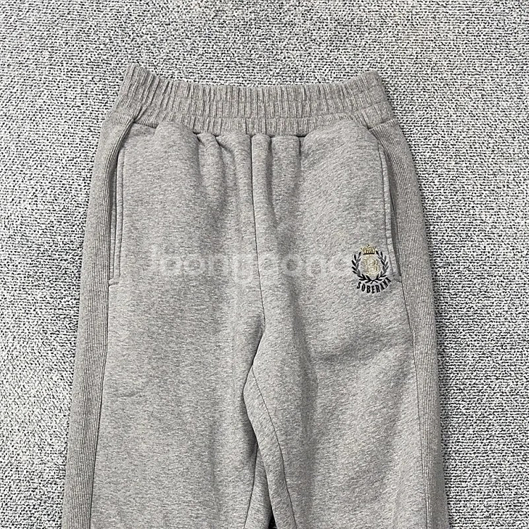 에고이스트 라이트 그레이 로고 조거팬츠 55--2