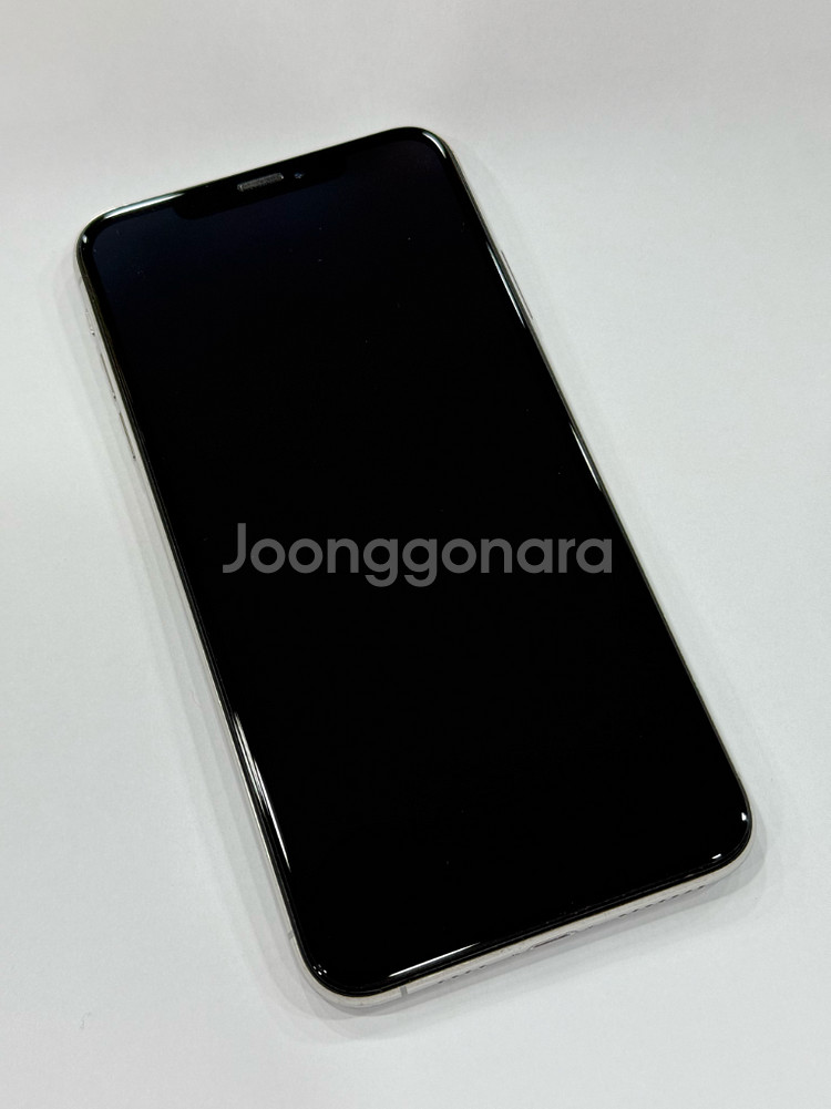 아이폰 XS MAX 실버 512기가 배터리 100퍼--0